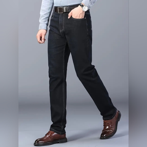 Jeans Wear Men's NWOT Black Straight Leg Jeans Size 34x29 - Picture 3 of 12